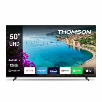 THOMSON 50 Pouces (126 cm) UHD Télé Smart Android TV – 50UA5S13-2023 [Classe énergétique E]