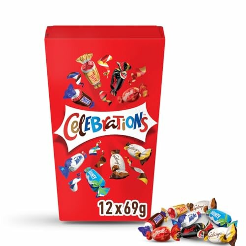 Celebrations chocolate box with assorted candies