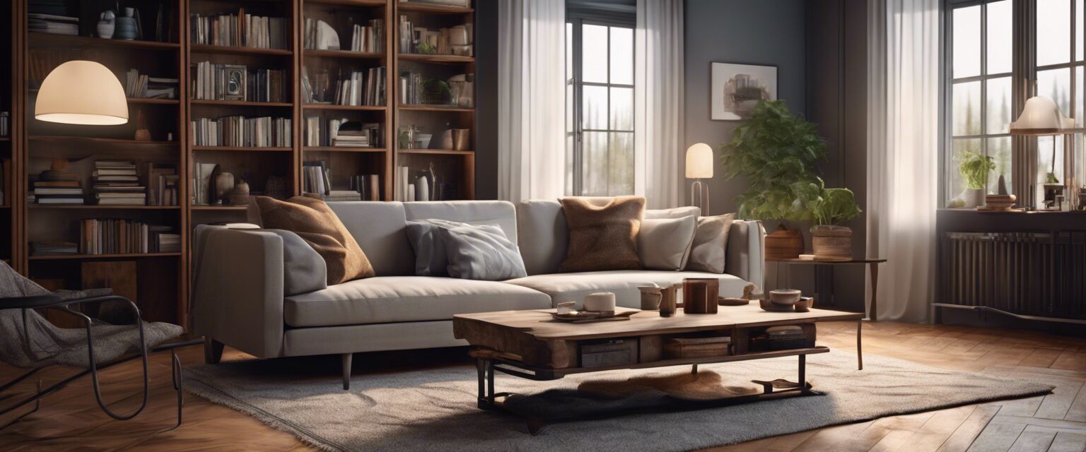 Cozy Living Room with Sofa Bed