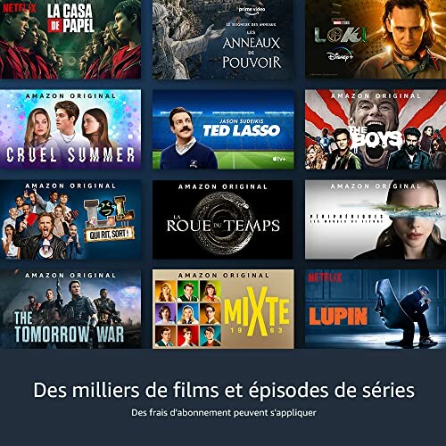 Collage of popular TV series posters on streaming services.